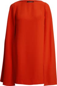 Lauren Ralph Lauren Capelet Georgette Cocktail Dress