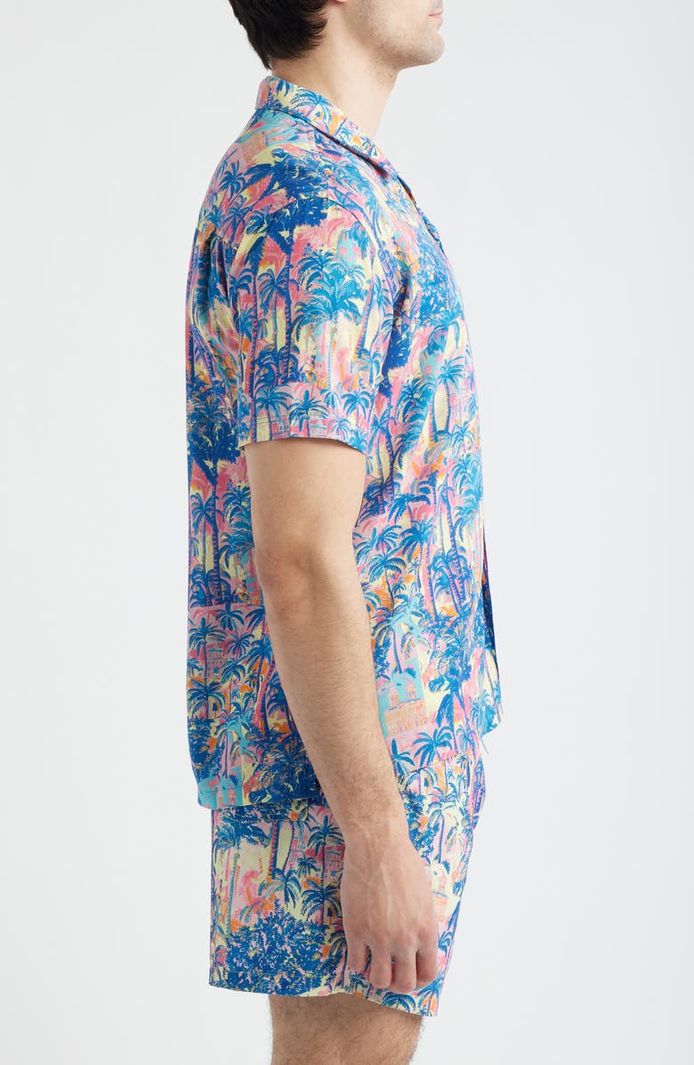 Boardies Havana Print Camp Shirt, Alternate, color, Multi