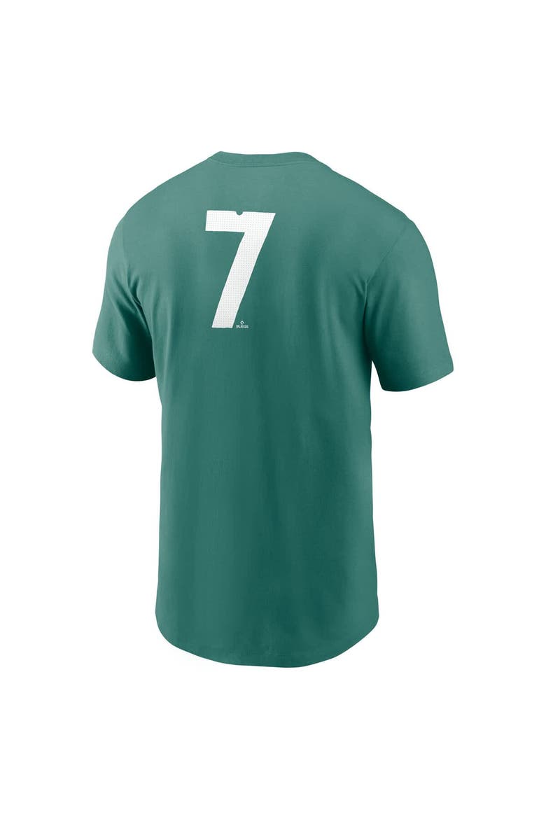 Men's Nike Masataka Yoshida Green Boston Red Sox 2025 City Connect Fuse Name & Number T-Shirt, Alternate, color, Green