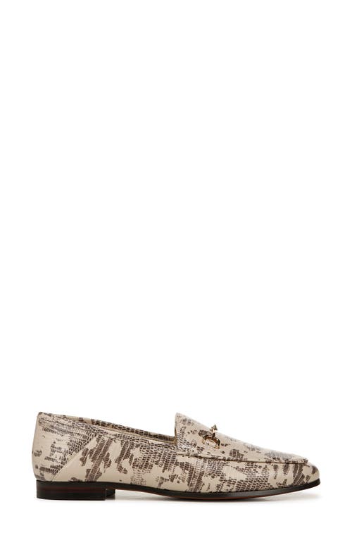 Sam Edelman Loraine Bit Loafer Roccia Grey Leather In Roccia