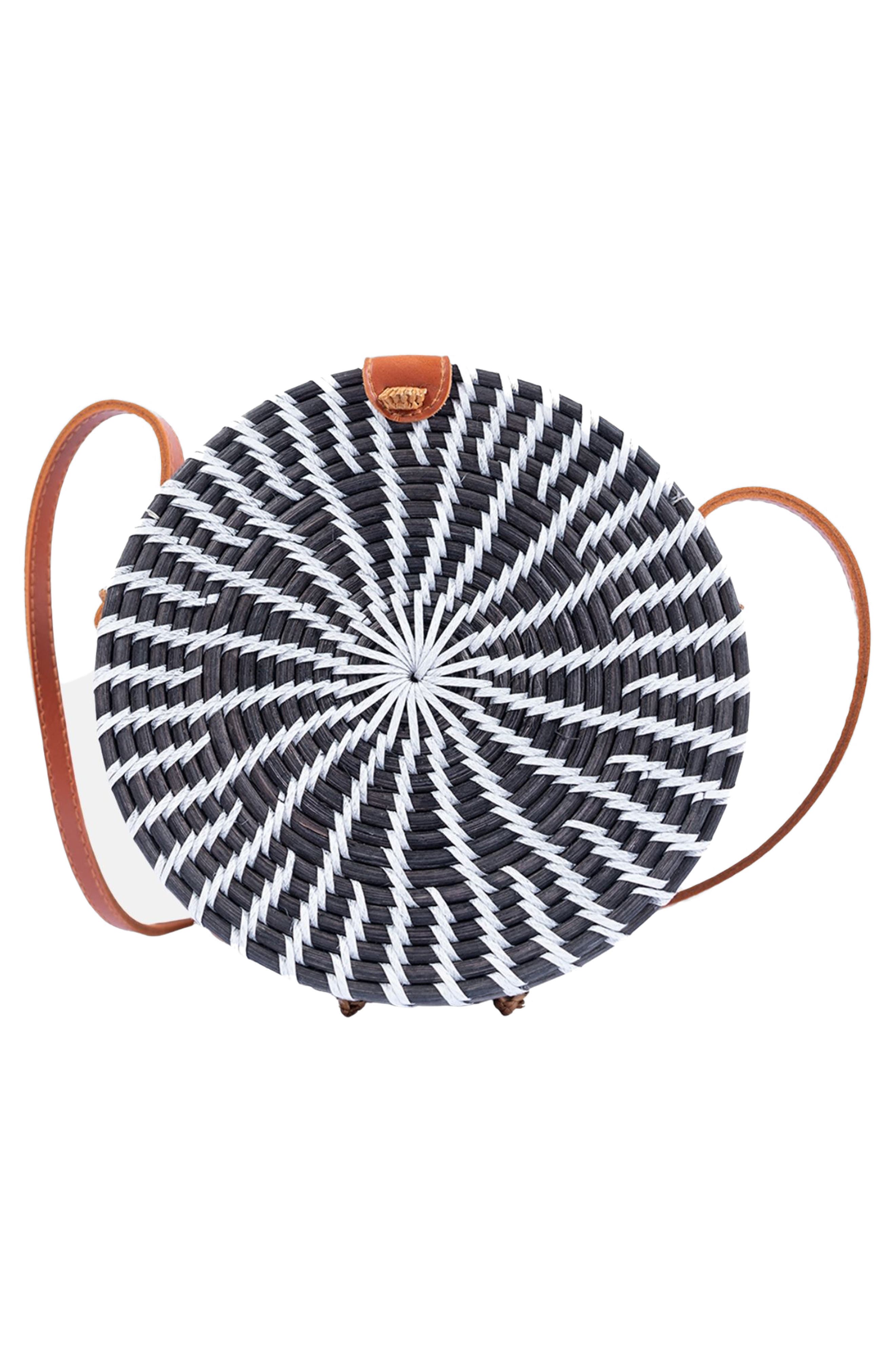 Jelavu Ata Bali Rattan Canteen Crossbody Bag, Alternate, color, 