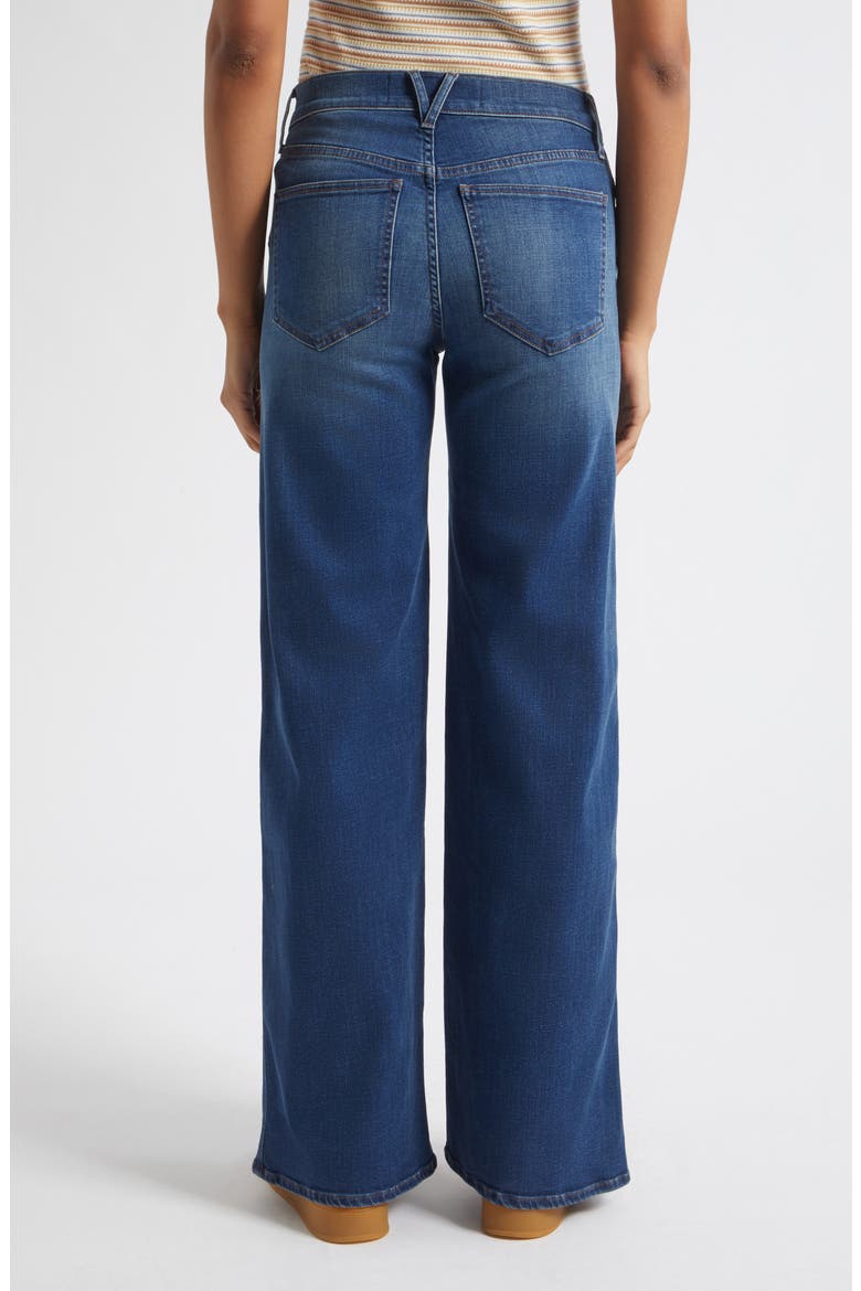 Taylor Mid Rise Wide Leg Jeans, Alternate, color, NORTH STAR
