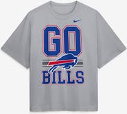 Nike Women's Nike Gray Buffalo Bills Alternate Boxy T-Shirt