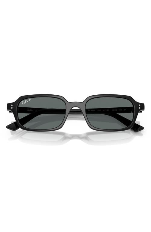 Ray Ban Ray-ban 52mm Polarized Pillow Sunglasses In Black