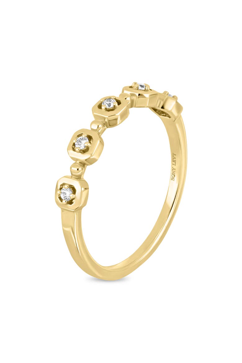 Maya 18k Gold Diamond Stackable Ring, Alternate, color, 18KY