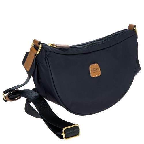 Bric's X-travel Mini Halfmoon Bag In Blue