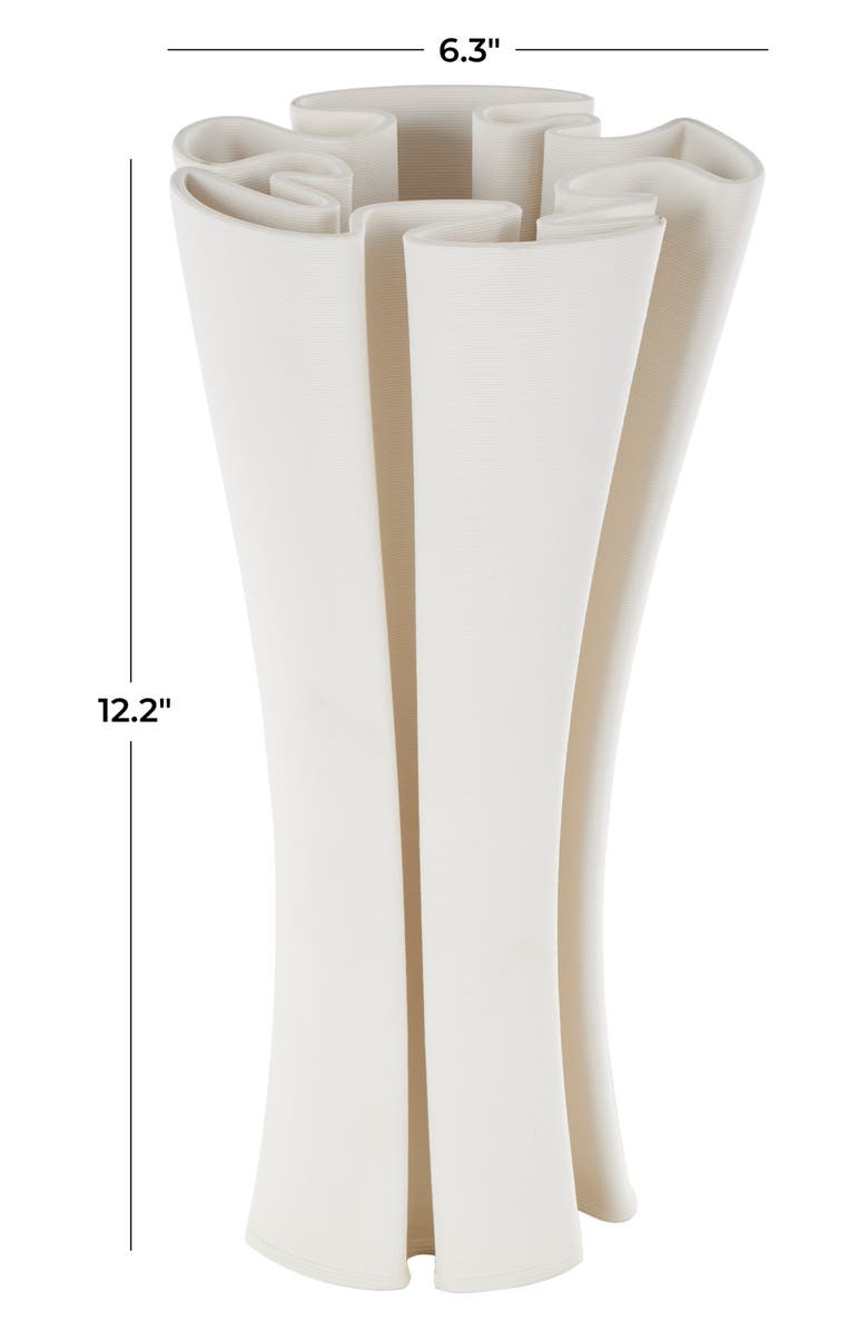 VIVIAN LUNE HOME Fluted Ceramic Vase, Alternate, color,