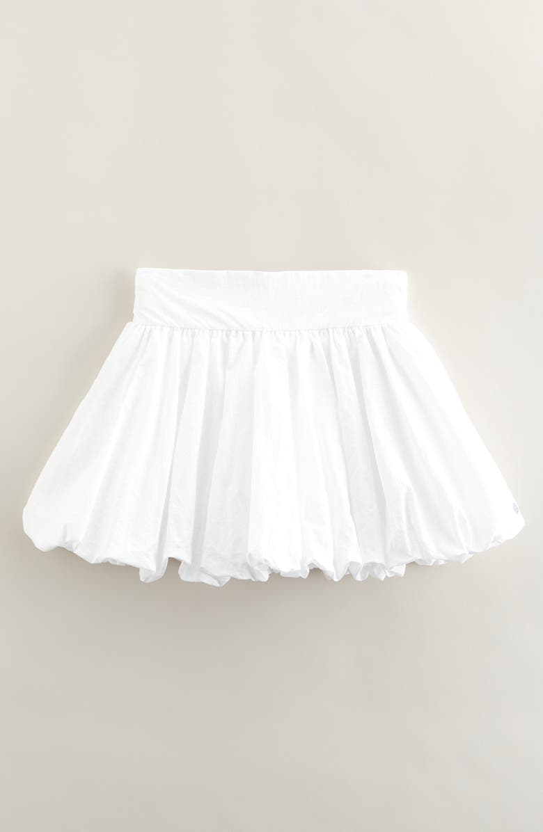 Zella Girl Kids' Court Bubble Skort, Main, color, White