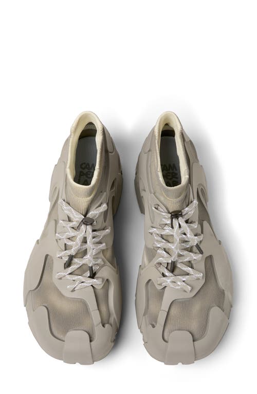 Camperlab Tossu Mixed Media Sneaker In Gray
