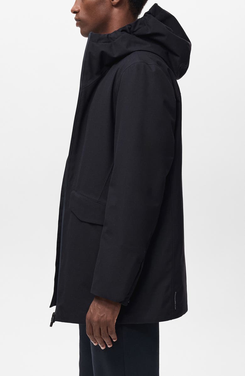 MANGO Water Repellent Packable Insulated Jacket, Alternate, color, Navy