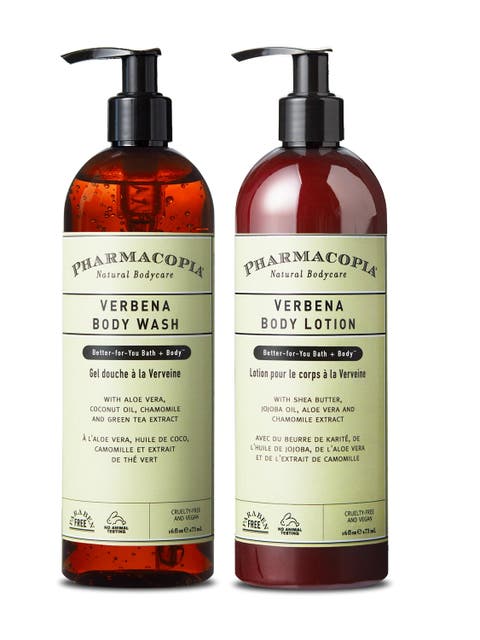 Verbena Body Wash and Lotion Bundle - Balancing Aromatherapy
