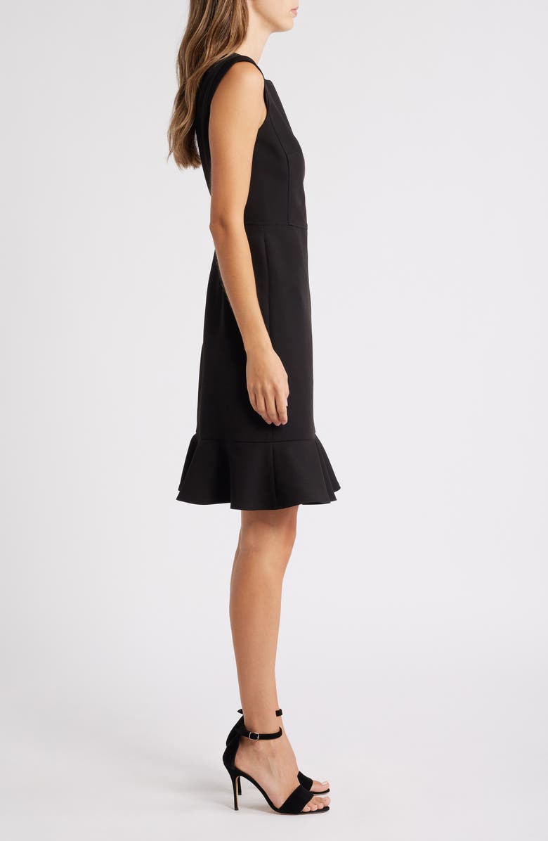 Anne Klein Ruffle Hem Sheath Dress, Alternate, color, 