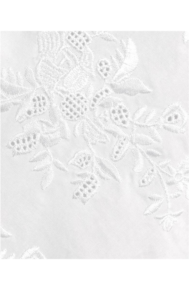 Lands
 End Embroidered Poplin Long Sleeve Blouse, Alternate, color, 