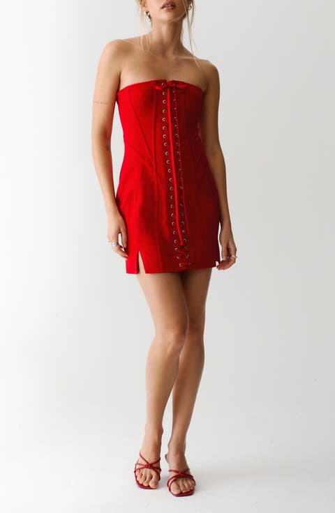 Strapless Corset Minidress
