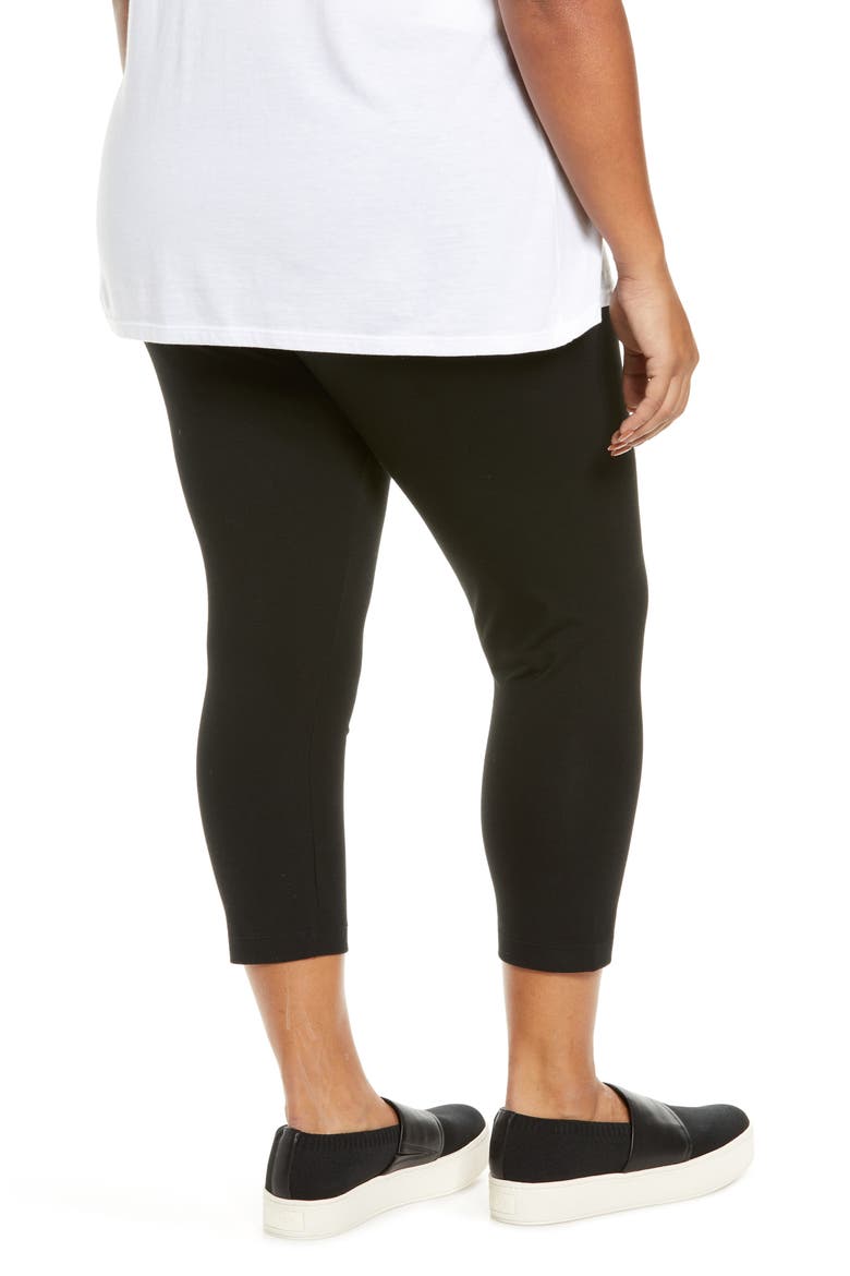 'Lyssentials Crop Leggings, Alternate, color, BLACK