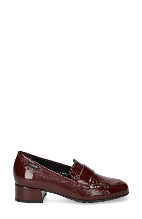 Mephisto Josephine Loafer In Burgundy