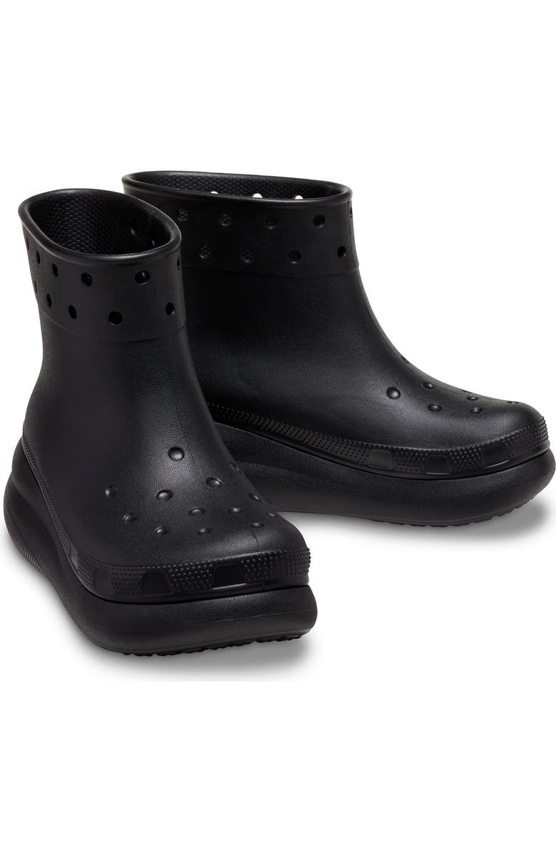 CROCS Gender Inclusive Crush Waterproof Platform Boot, Alternate, color,