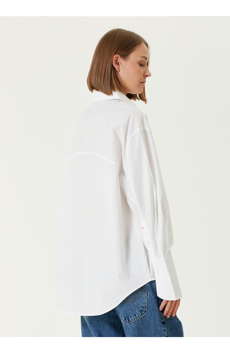 PCFG Cotton Oversized Shirt, Alternate, color, White