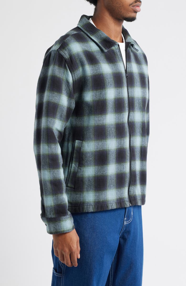 Vans Crestmont Plaid Cotton Shacket, Alternate, color, Parisian Night