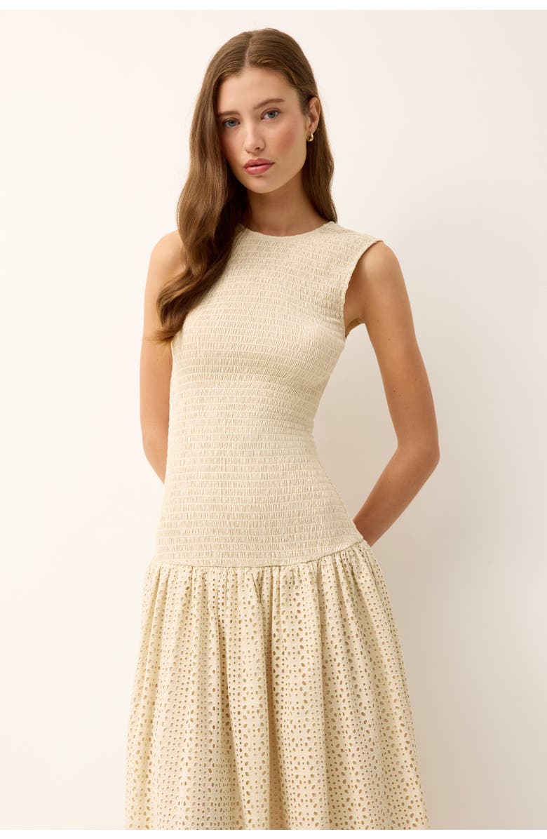 Marie Oliver Porter Dress, Alternate, color, Dune