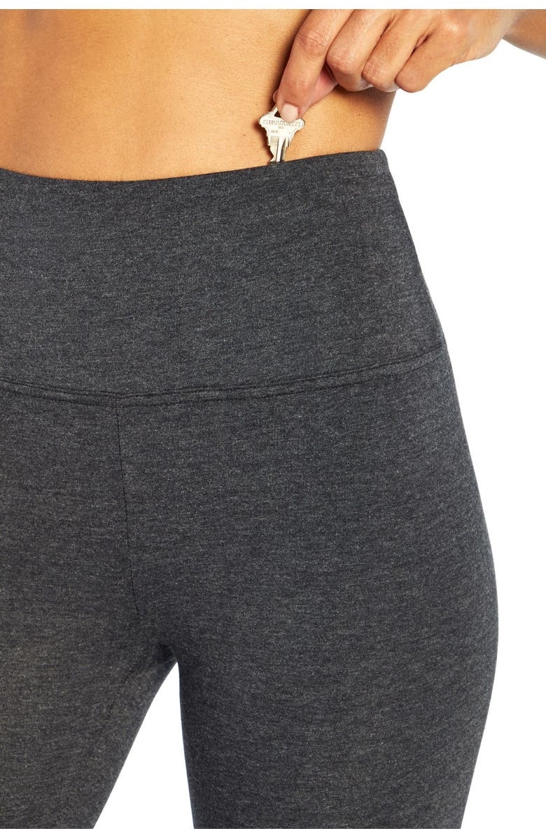 MARIKA Bella Floral Burnout Crop Leggings, Alternate, color, 