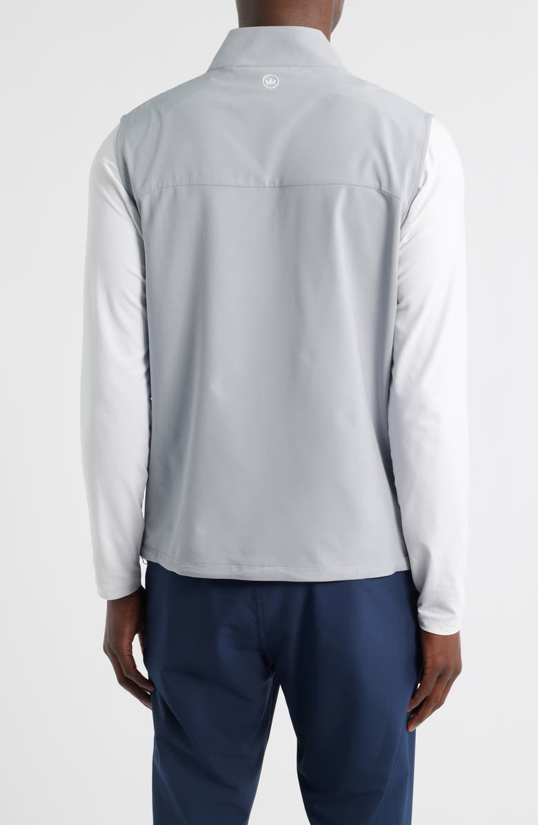 Peter Millar Dunes Water Resistant Golf Vest, Alternate, color, Gale Grey
