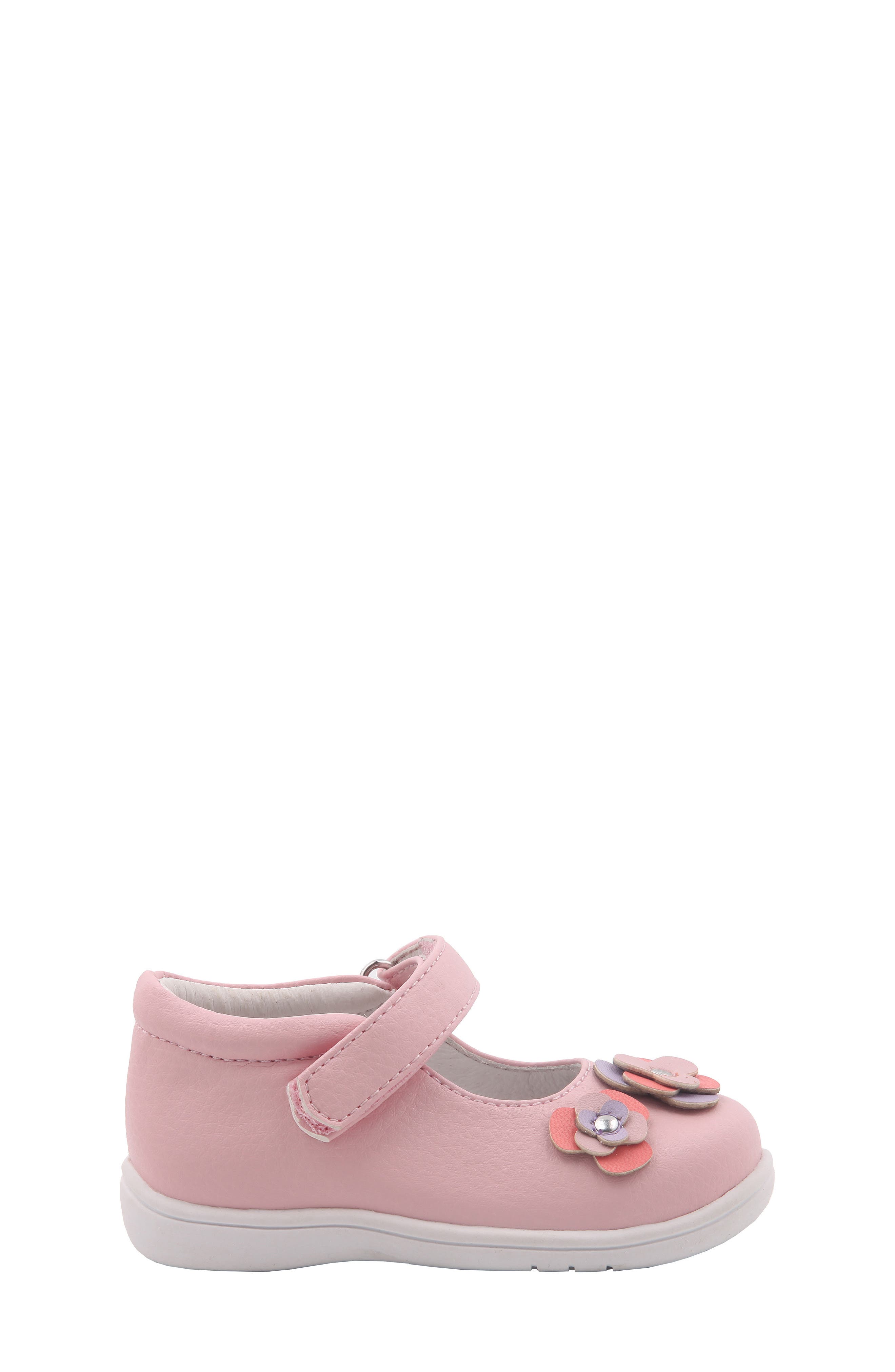 Nina Mary Jane Flat, Alternate, color, LIGHT PINK TUMBLED
