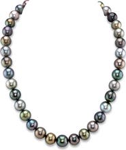 The Pearl Source 10-12mm Tahitian South Sea Pearl Multicolor Necklace