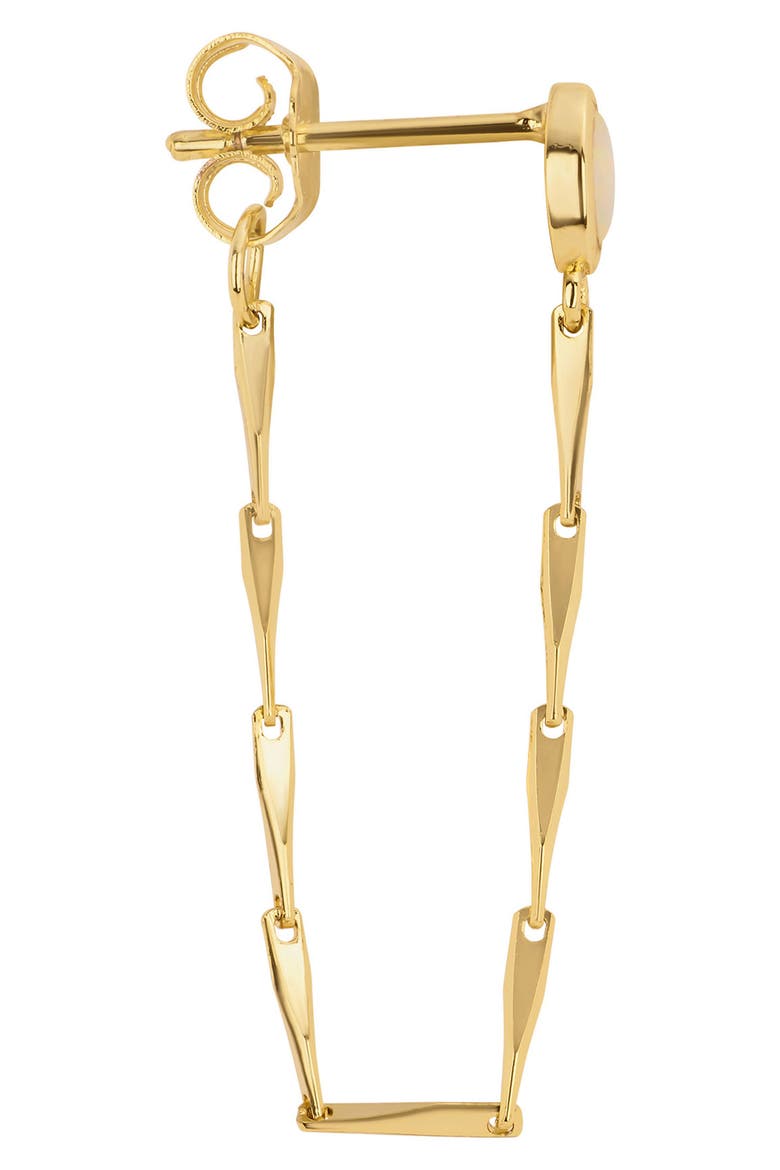 Athra Opal Chain Drop Earrings, Alternate, color, GOLD