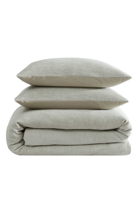 Microwaffle Duvet Cover & Sham Set
