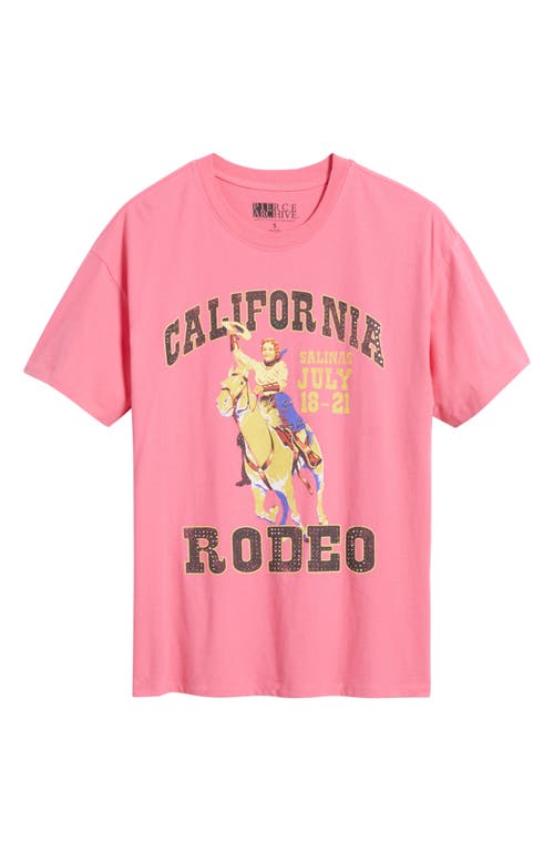 Shop Vinyl Icons California Rodeo Embellished Graphic T-shirt In Rose