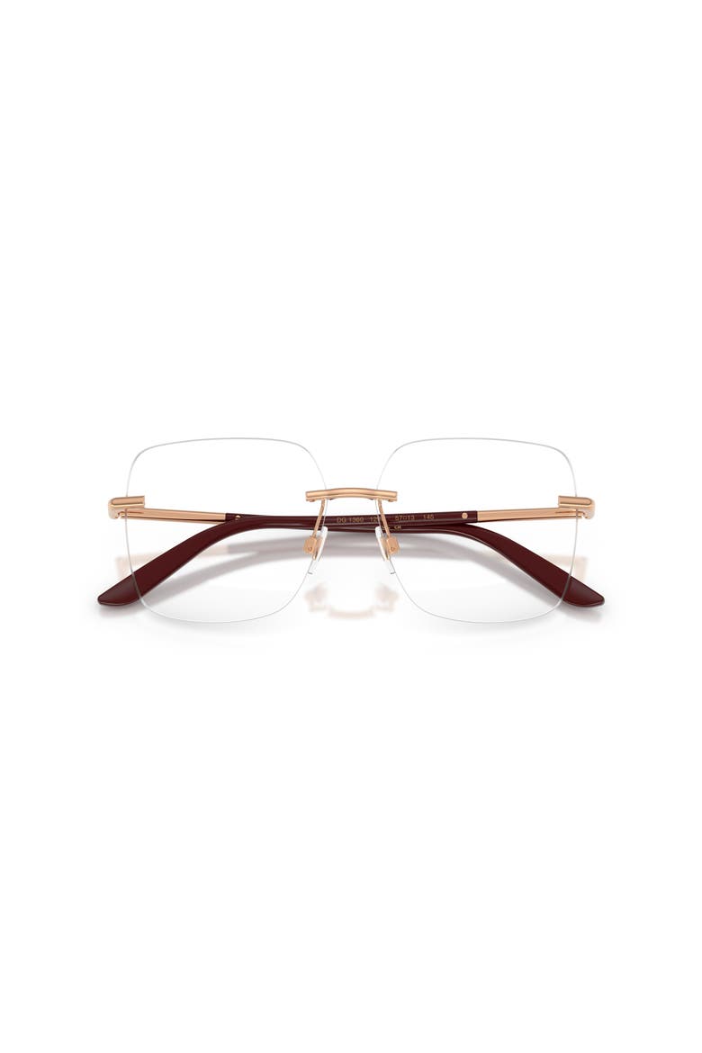 57mm Square optical glasses, Alternate, color, Pink