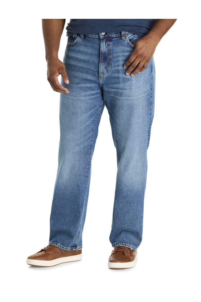 Big & Tall  Langham Relaxed-Fit Straight-Leg Stretch Jeans, Main, color, LANGHAM