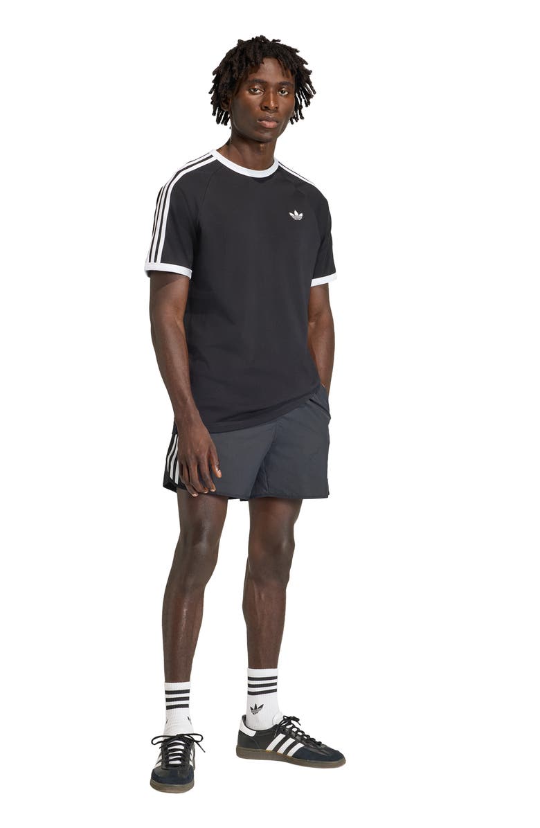 adidas 3-Stripes Cotton T-Shirt, Alternate, color, Black