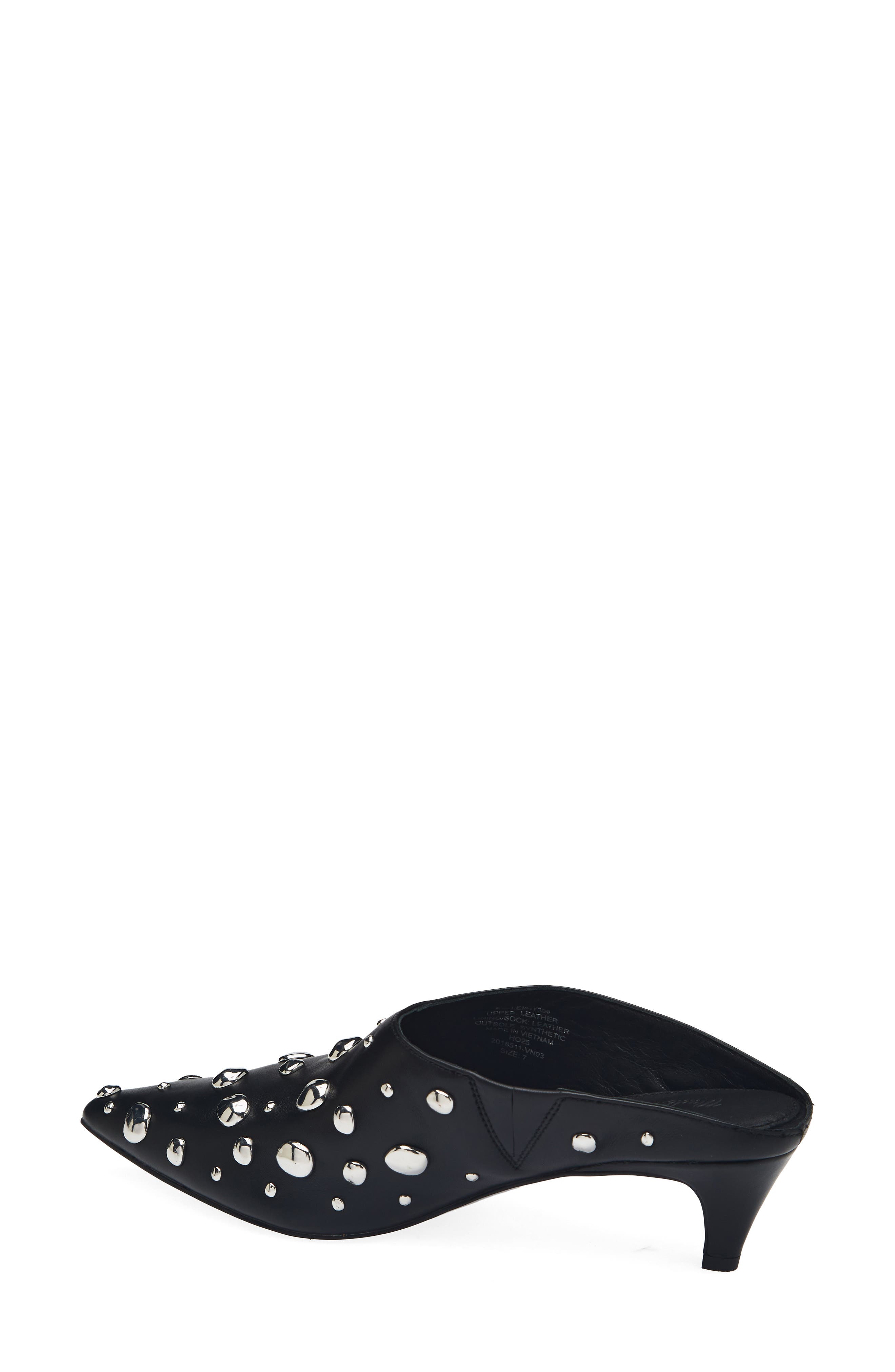 Madewell The Emilie Heeled Mule, Alternate, color, True Black