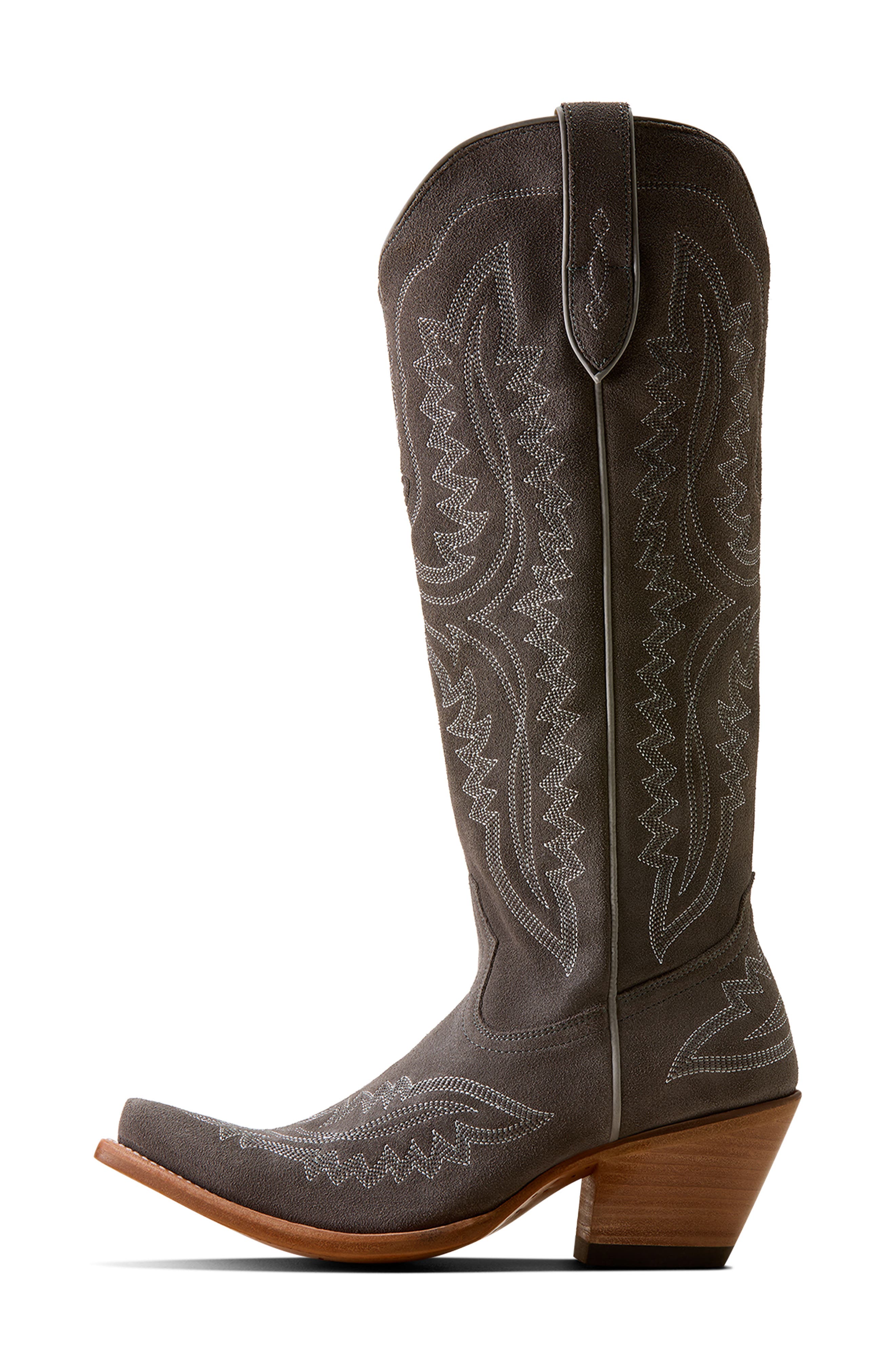 Casanova Star X Toe Western Boot, Alternate, color, ASH BROWN