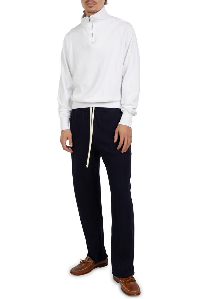 Pique Yacht Pant, Alternate, color, Navy