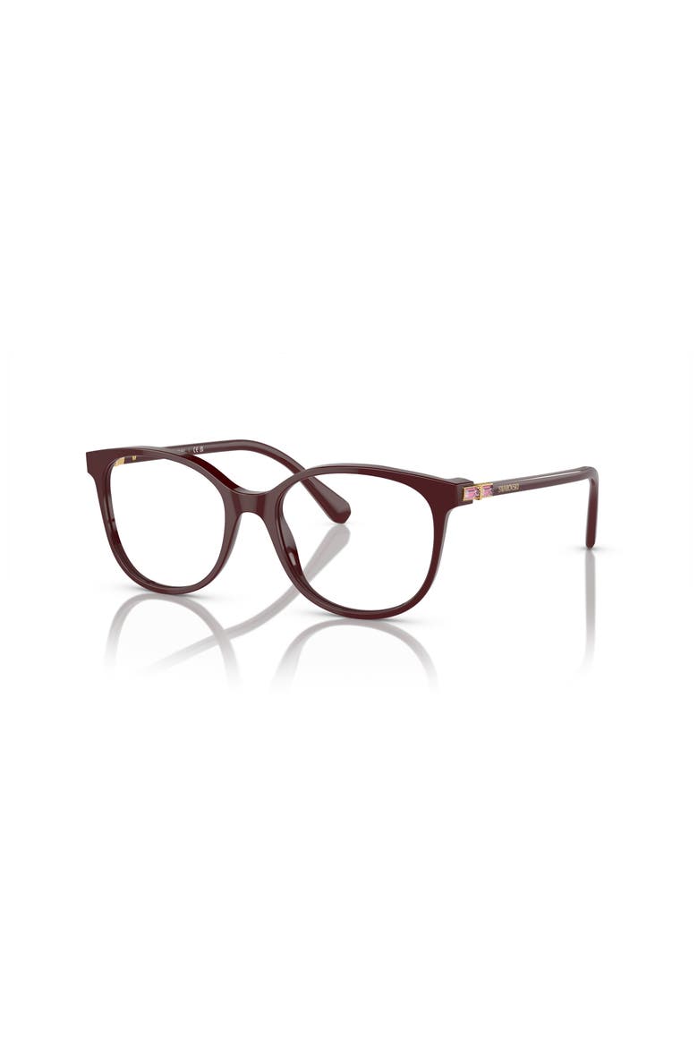 51mm Square optical glasses, Main, color, Red