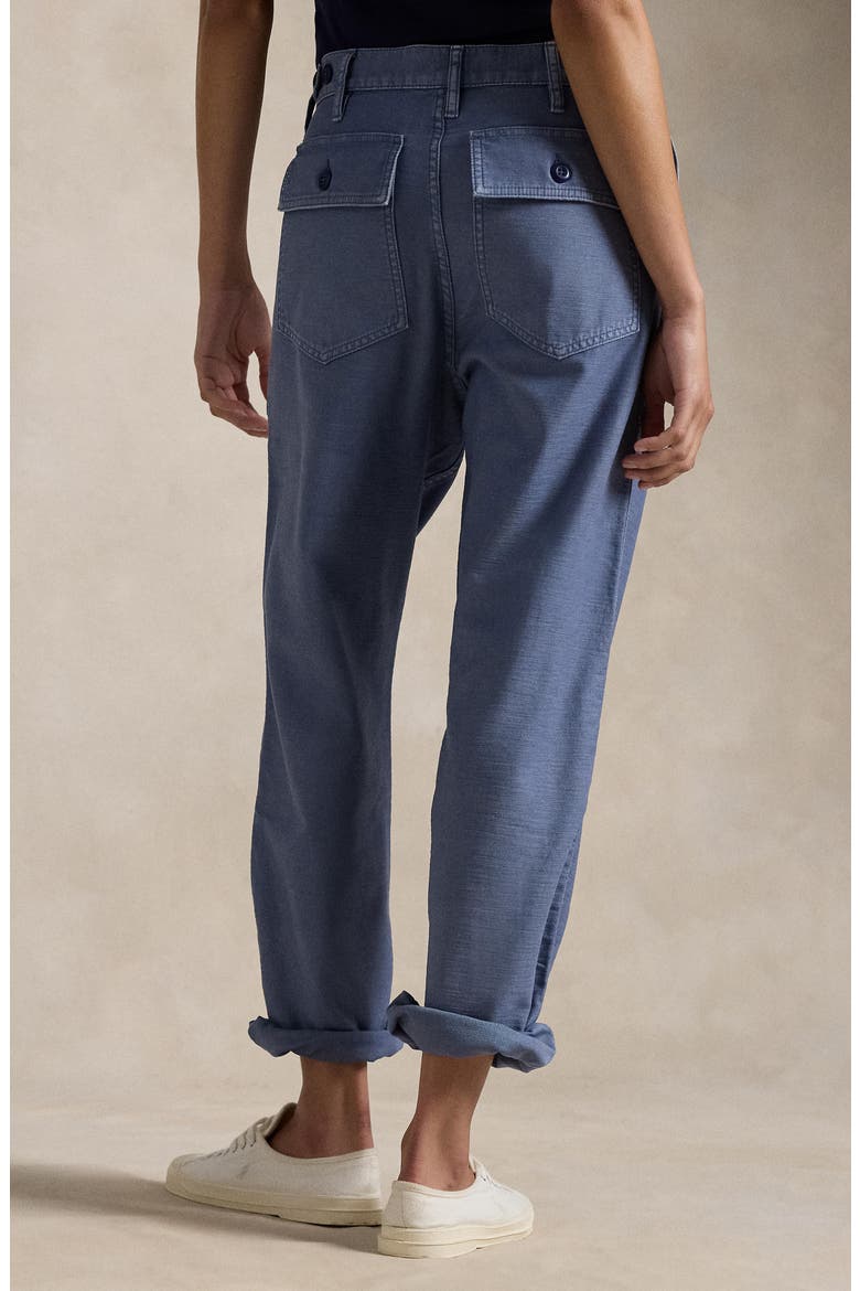 The Rickey Straight Leg Cotton Sateen Pants, Alternate, color, FRENCH WORKWEAR BLUE