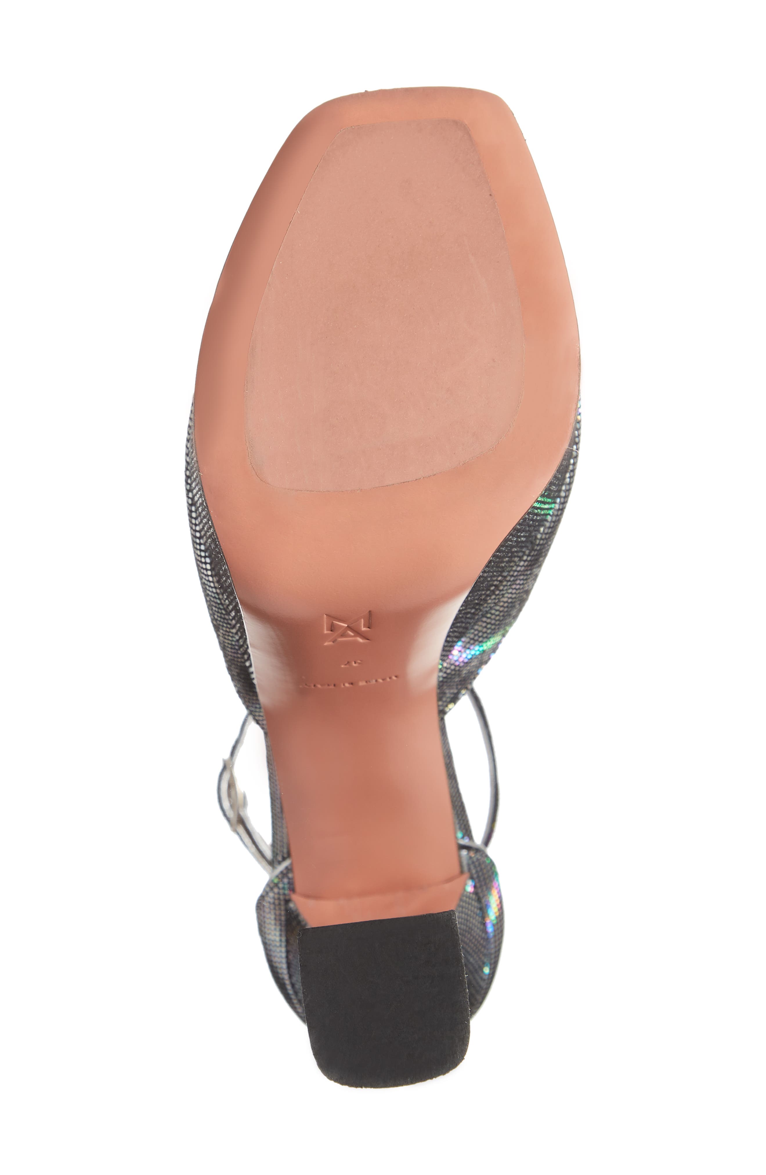 Amina Muaddi Bianca Platform Sandal, Alternate, color, 