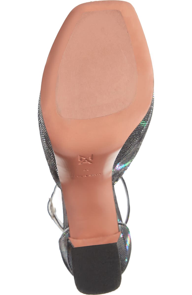 Amina Muaddi Bianca Platform Sandal, Alternate, color,