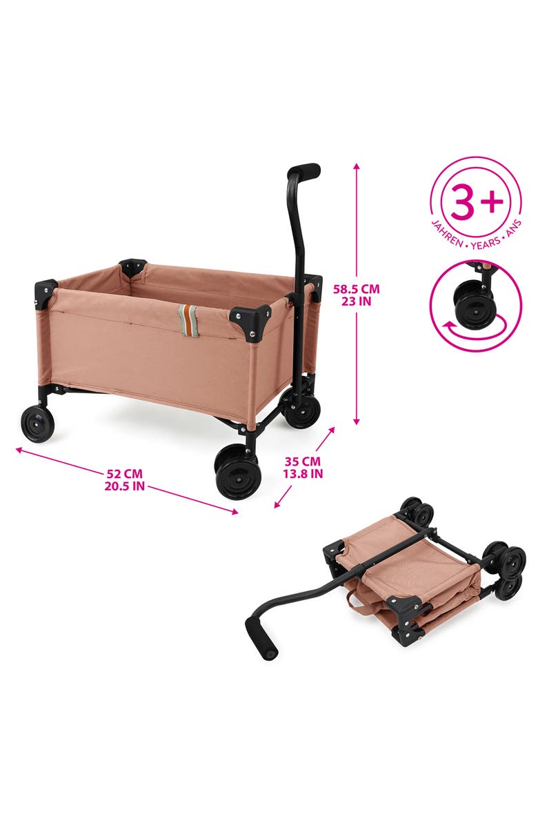 509 Crew Little Wagon Folding Pull Along Cart, Alternate, color, Pink