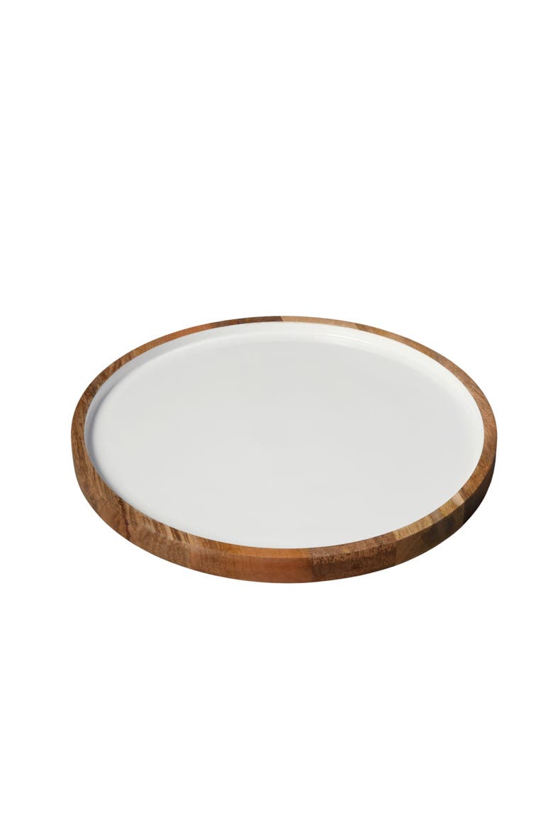 Madras Classic Round Platter, Main, color, Natural