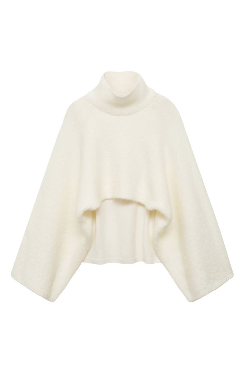 MANGO Combined Mock Neck Sweater, Alternate, color, 