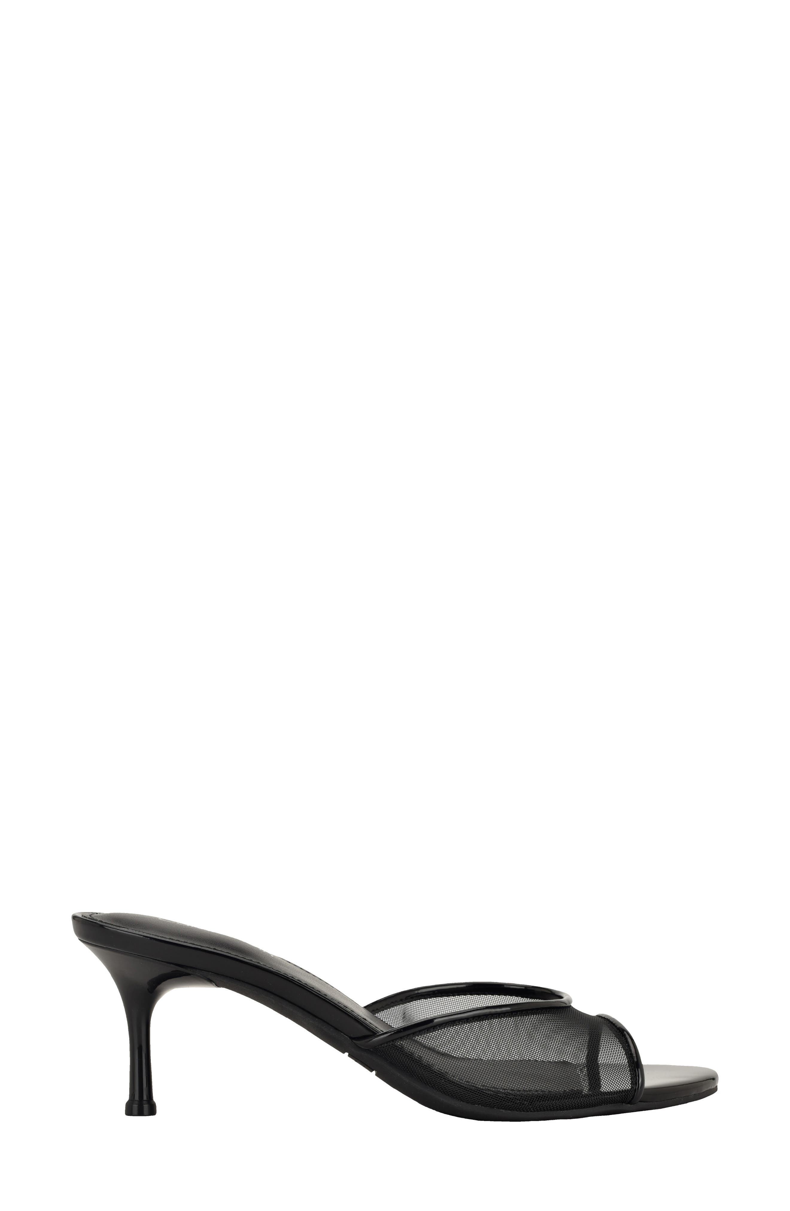 Calvin Klein Vixie Slide Sandal, Alternate, color, Blackfalse