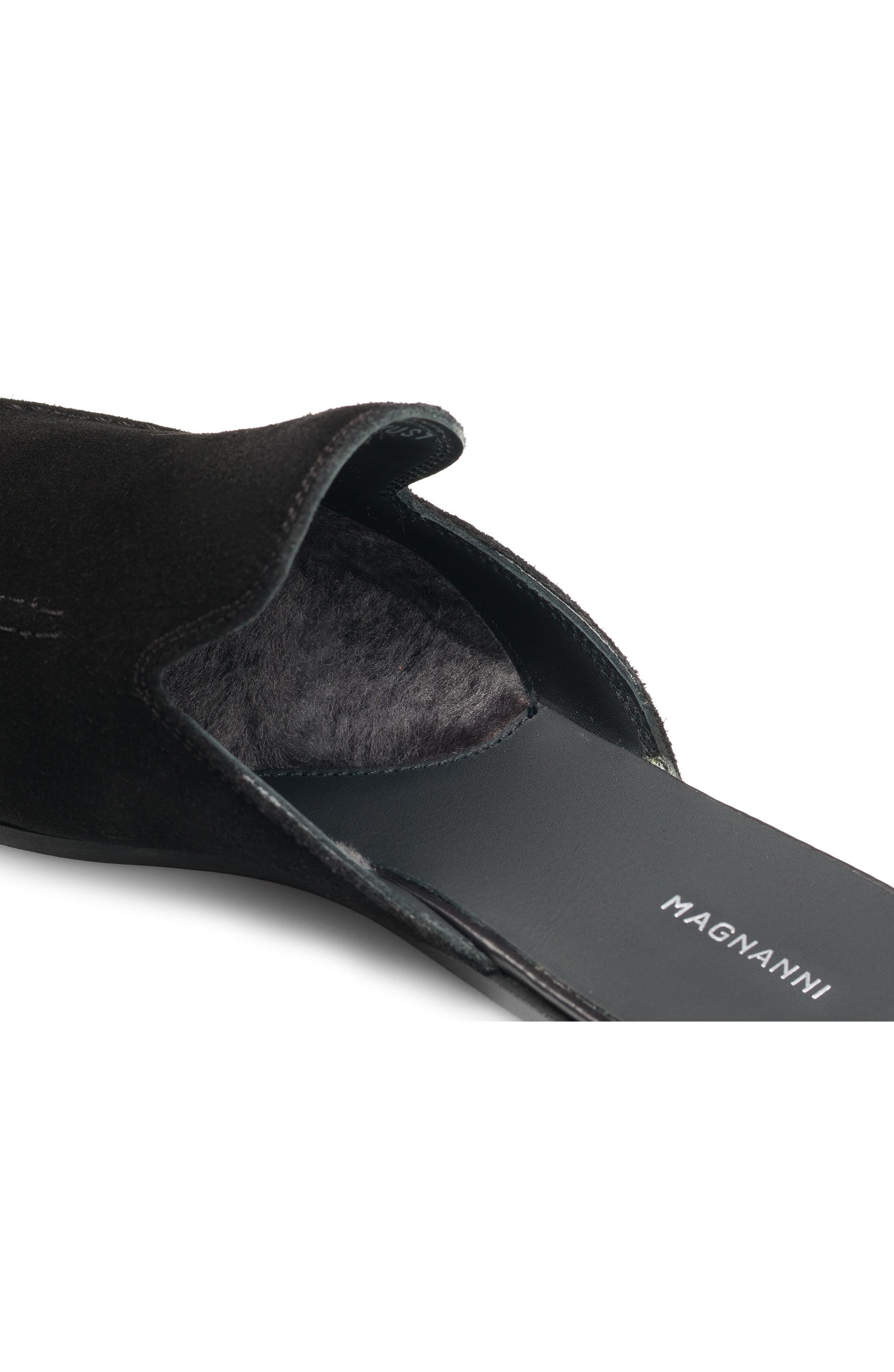 Heidi Flat Mule, Alternate, color, BLACK