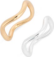 Leith 2-Pack Wavy Rings