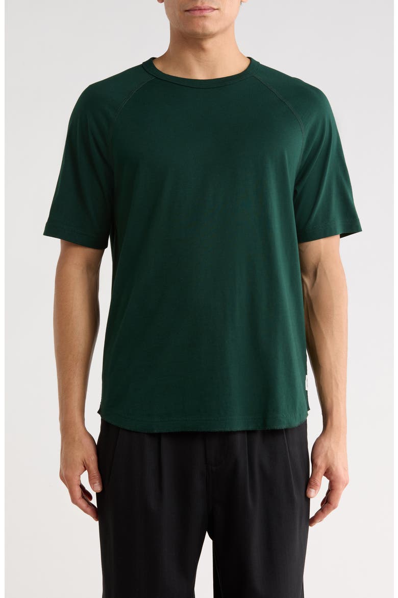 Lightweight Jersey Raglan T-Shirt, Main, color, BRITISH RACING GREEN