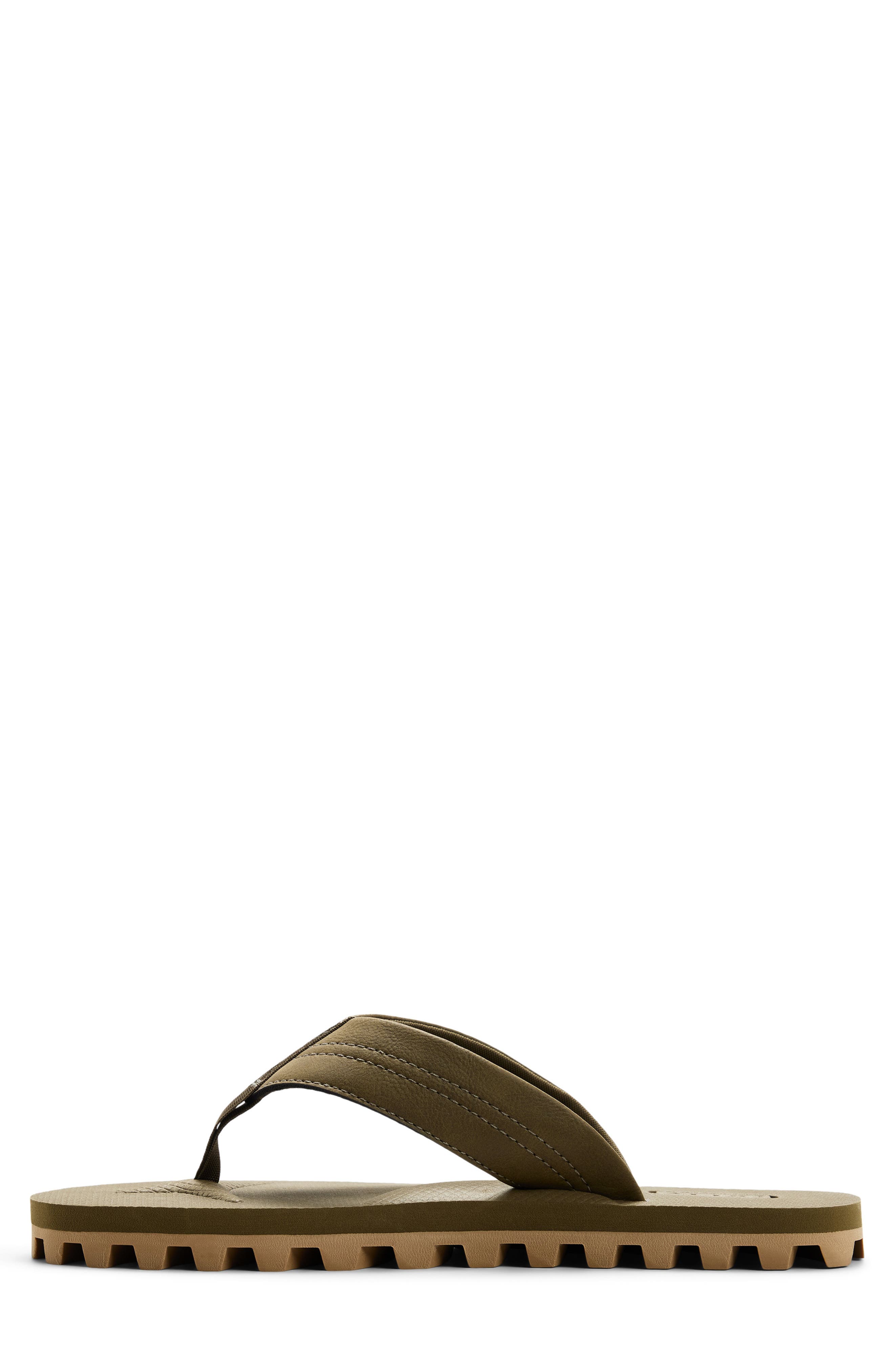 Hideaway Flip Flop, Alternate, color, KHAKI