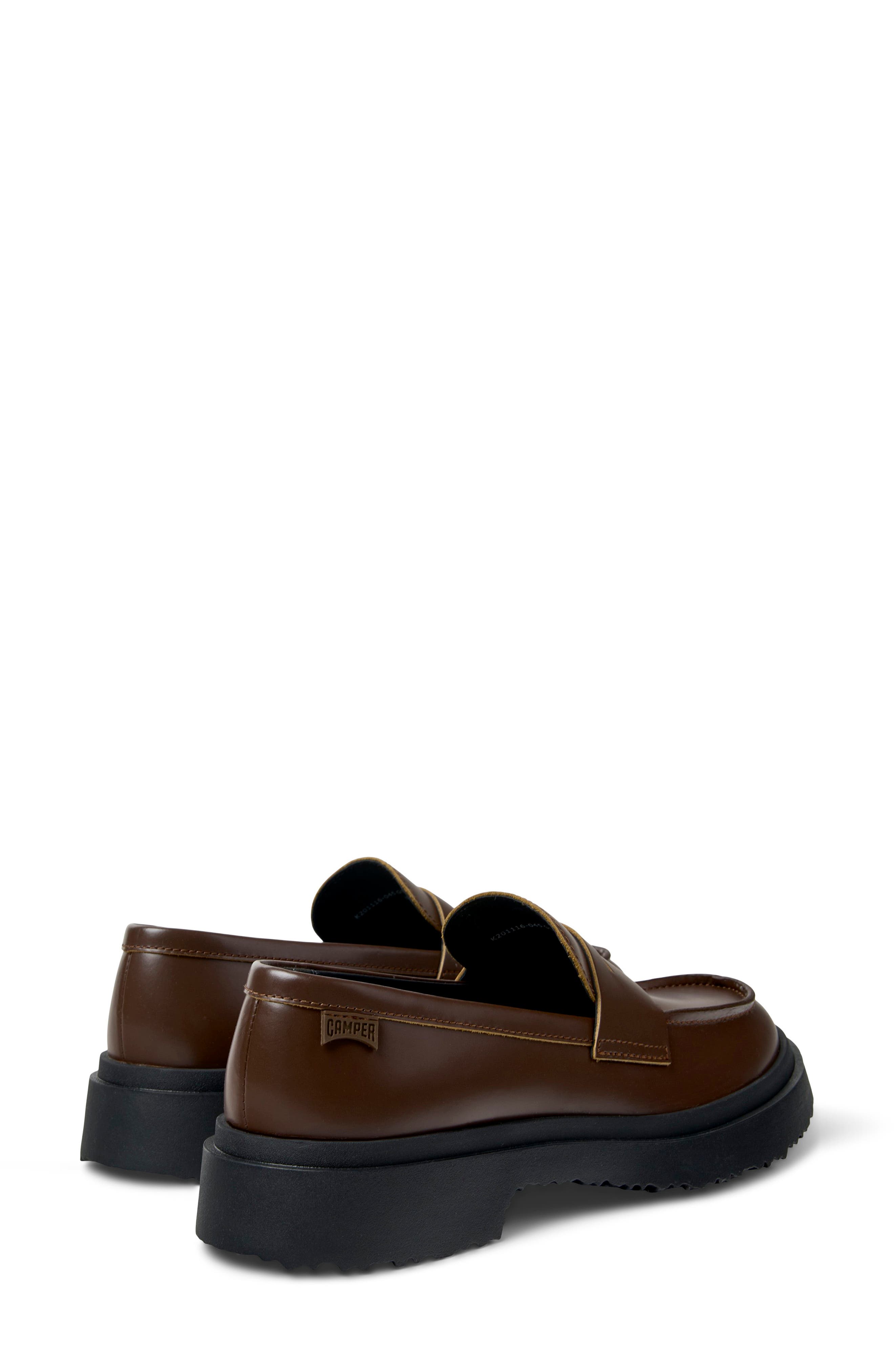 Camper Walden Penny Loafer, Alternate, color, Medium Brown